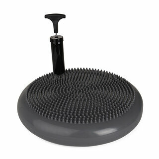 Gonflage du coussin avec sa pompe (aiguille dans la poignée) Gonflage du coussin avec sa pompe (aiguille dans la poignée)