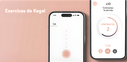 Exercices de Kegel à suivre avec l'application Pinktens